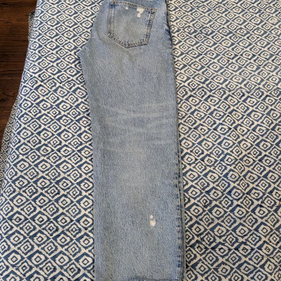Anine Bing Cropped Straight Leg Jeans - Picture 4 of 9